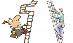 Лестницы приставные раздвижные