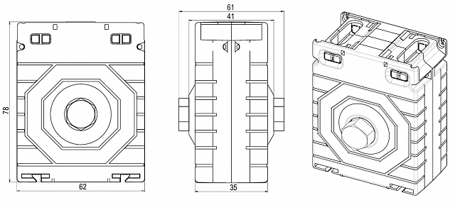 Трансформатор тока MAK-ru 62/WS-150/5-0,2S
