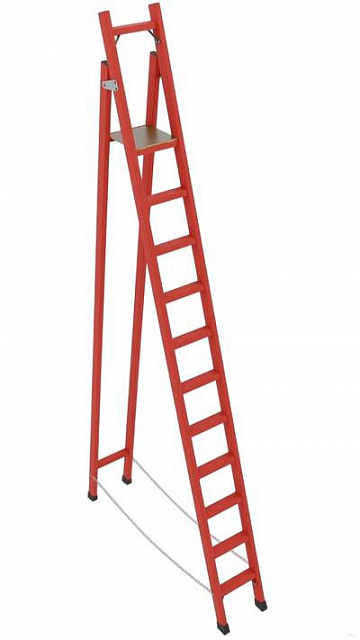 ССС-3,6Т диэлектрическая стремянка с симметричной опорой, Телеком, h=3600мм, h рабочей площадки=2700мм, ступ.11