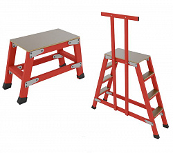 Подмости с симметричной опорой