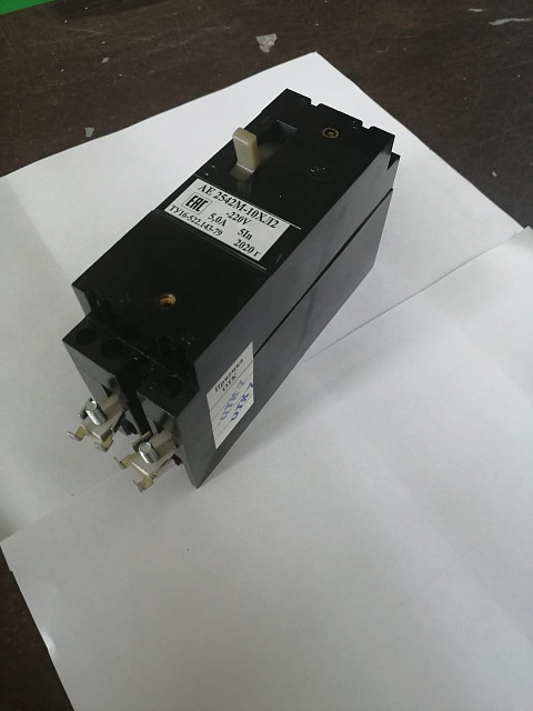 Выключатель автоматический АЕ 2542-М10ХЛ2-AC380-2.5А-2In