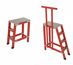 Подмости с вертикальной опорой