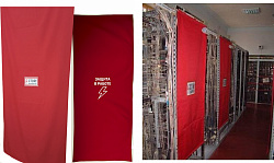 Ширмы защитные для панелей РЗА (шторы) ткань